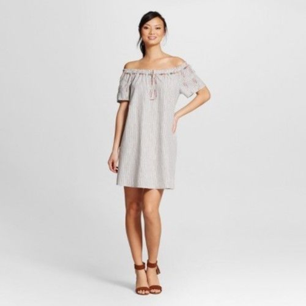 Knox Rose Shift Ivory Stripe